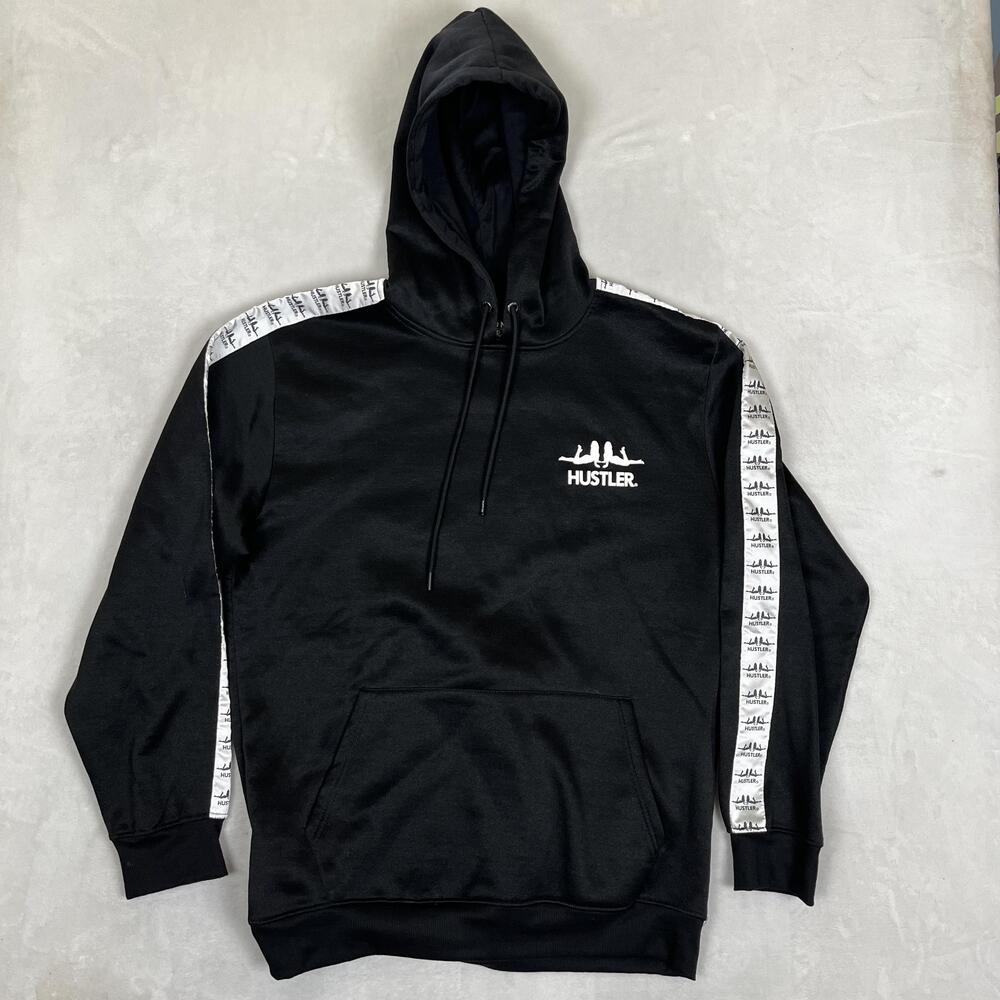 Reason X Hustler Hoodie Mens 2XL Black Fleece Pullover Sweatshirt Graphic Logo